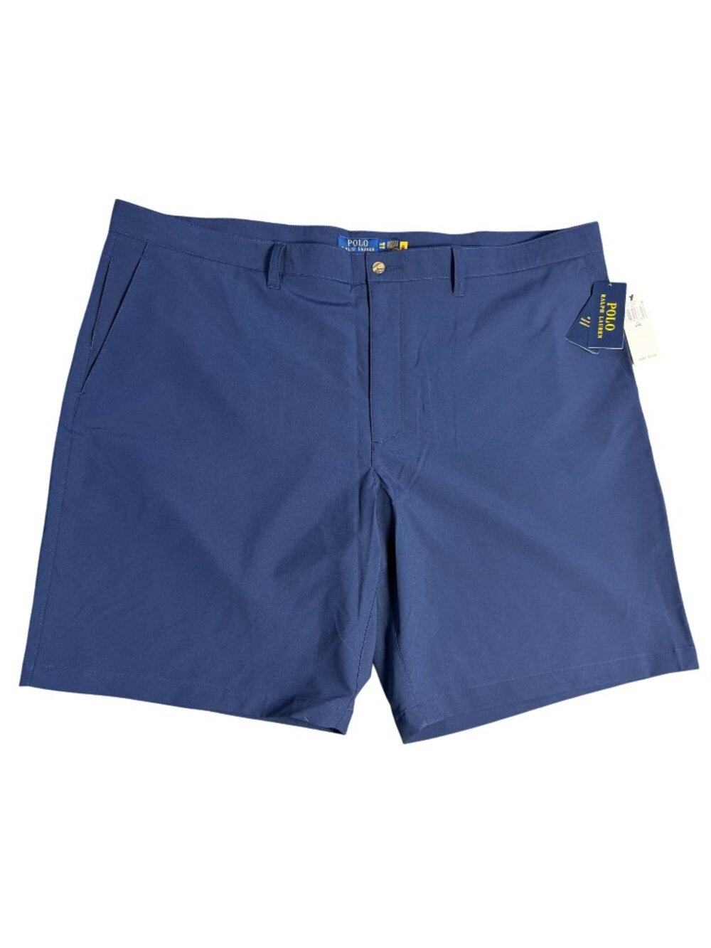 Polo Ralph Lauren Mens Navy Classic Fit Chino Shorts Size 44B Cotton Blend MSRP